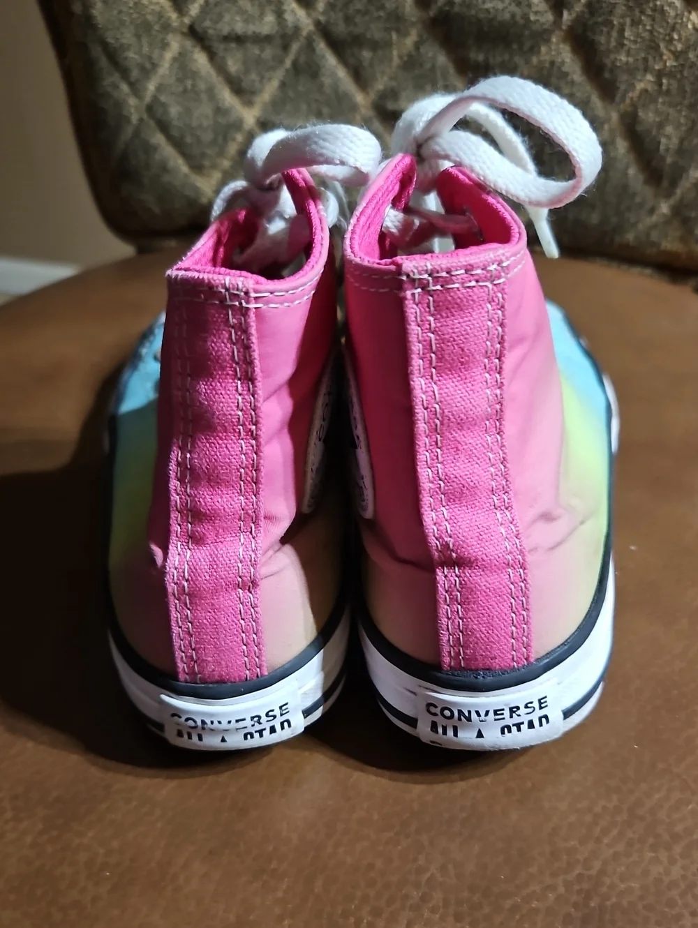 Converse Chuck Taylor All Star Hi Bright Ombre Lace Up High Top Sneakers Shoes